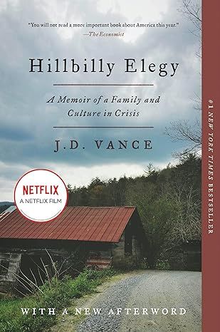 Hillbilly Elegy: A Memoir of a Family and Culture in Crisis by J.D. Vance - Paperback