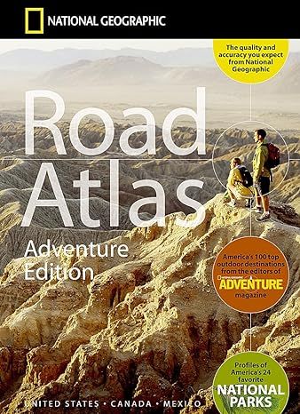 National Geographic Road Atlas 2024: Adventure Edition [United States, Canada, Mexico] by National Geographic Maps - Reference